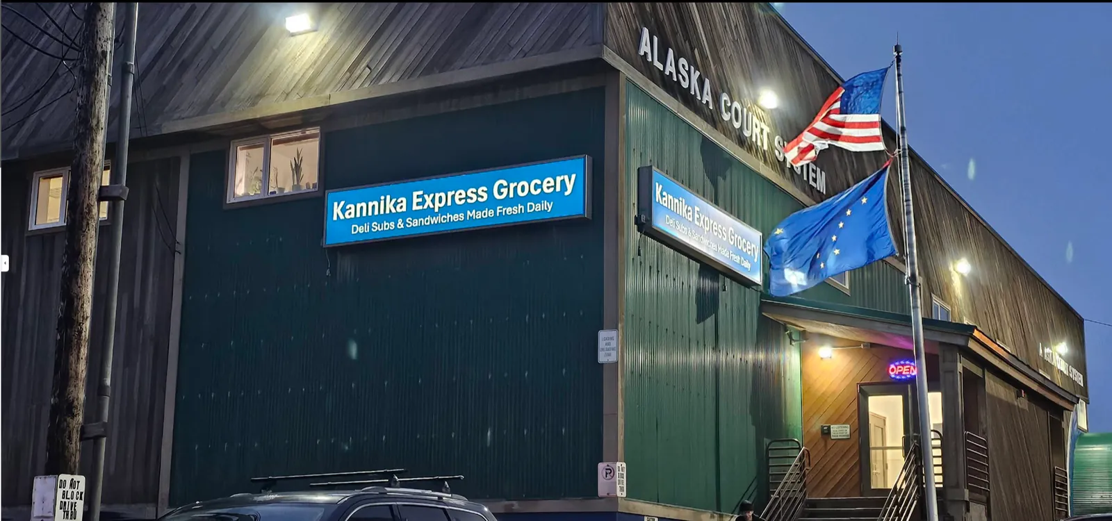 Kannika Express storefront in Utqiagvik